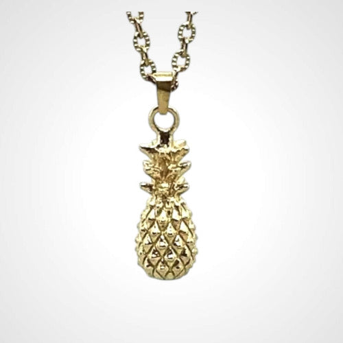Pineapple Mini Gold- Halsband