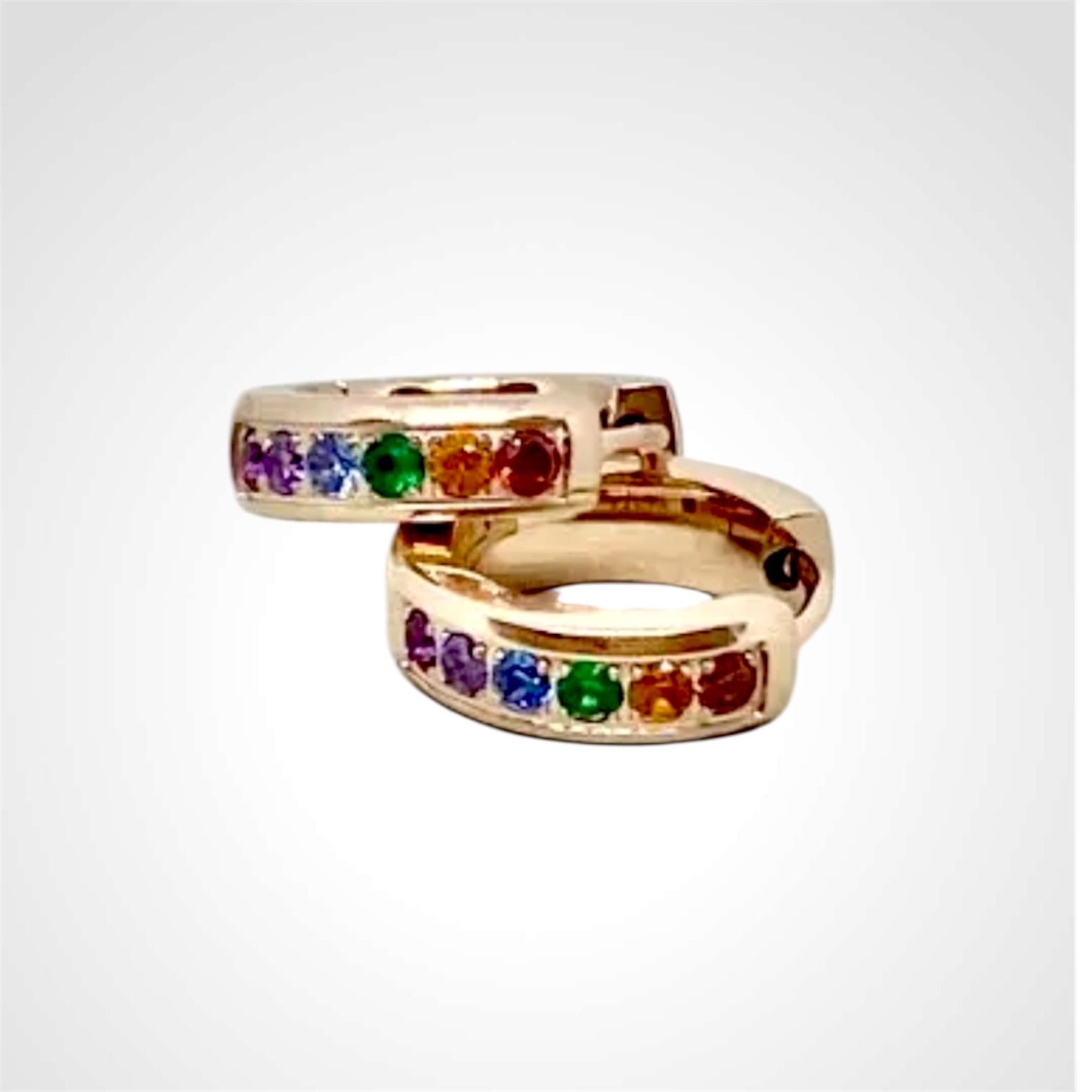 Rainbow Rose- Örhänge 