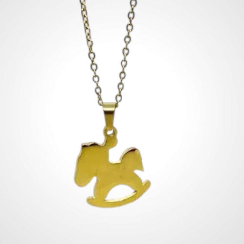 Rocking Horse Gold- Halsband