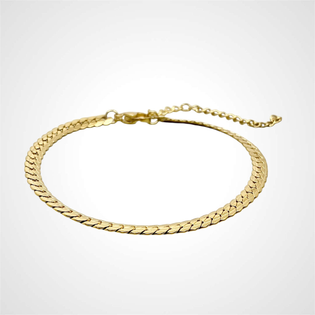 Smashed Snake Gold- Armband