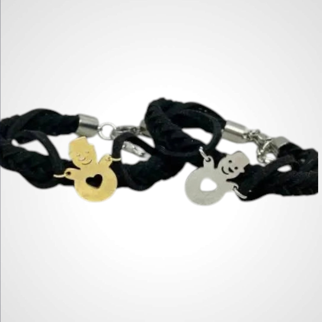Snowman Suede Mix- Armband