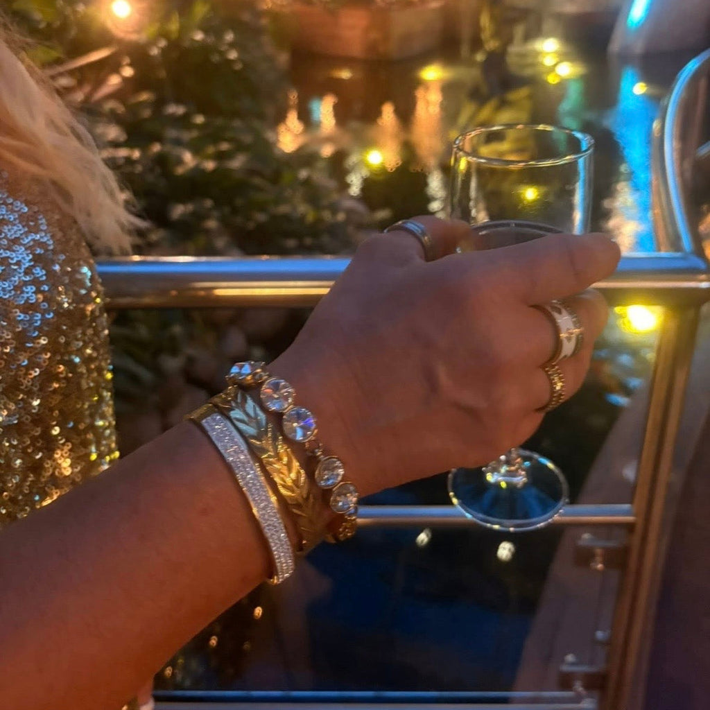 Sparkling, Frost & Magnolia- Armband Tilva 