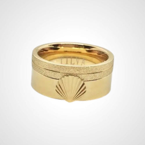 Summer Shell Gold- Ring