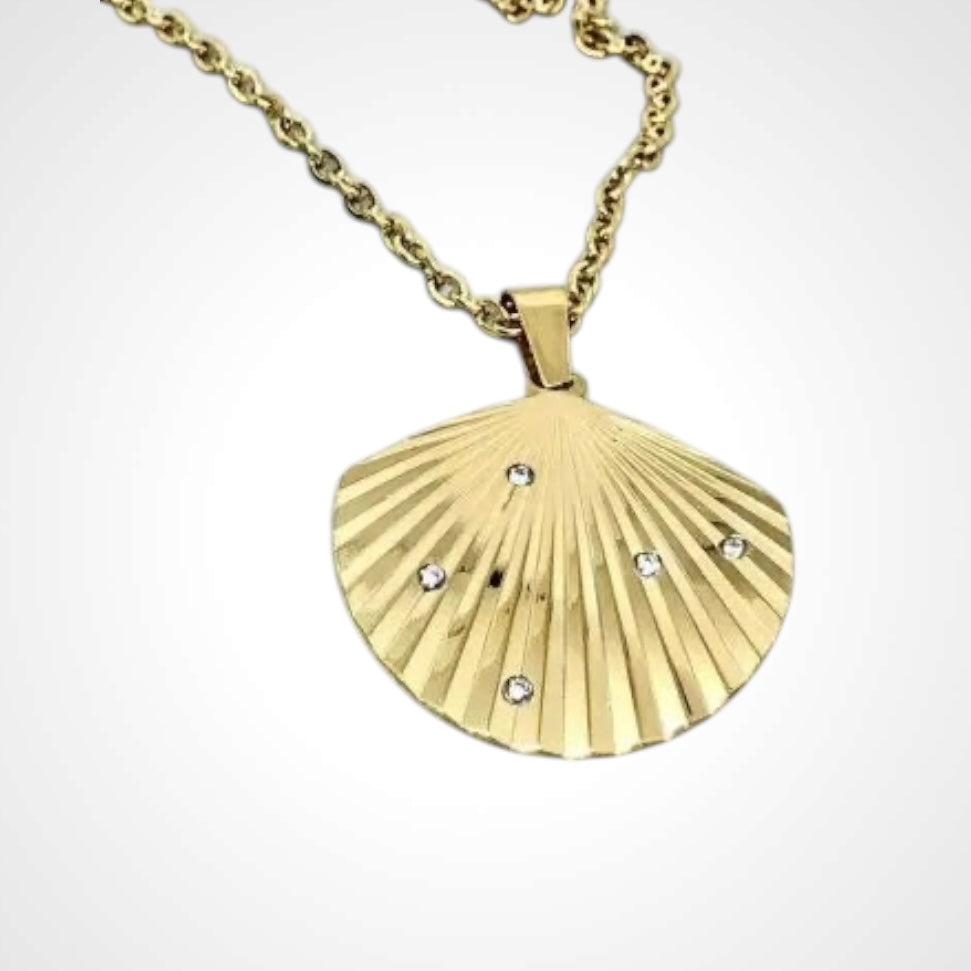 Summer Shell Gold - Halsband