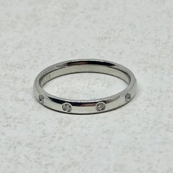 Line Crystal Steel- Ring