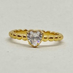 Twisted Line Gold- Ring