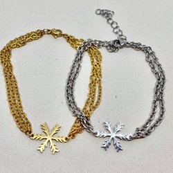 Snowflake Link- Armband