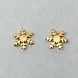 Snowflake Gold- Örhänge