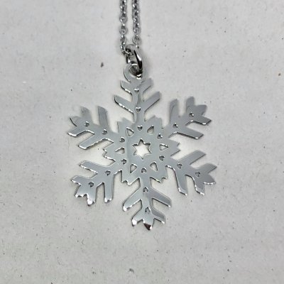 Snowflake Big Steel- Halsband 