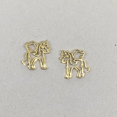 Unicorne Flyig Gold- Örhänge
