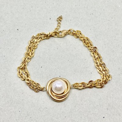 Tangle Pearl Gold- Armband 